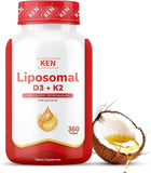 KEN liposomal D3-K2 bouteille : soutien potentiel à l’absorption du calcium.