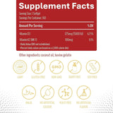 KEN liposomal D3-K2 : porteuse naturelle huile de coco facilitant l’absorption.