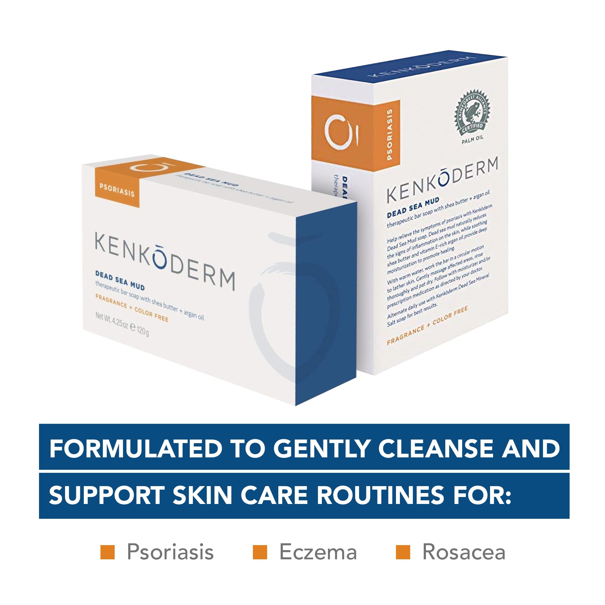 Kenkoderm apaisement des peaux sensibles lors du soin.