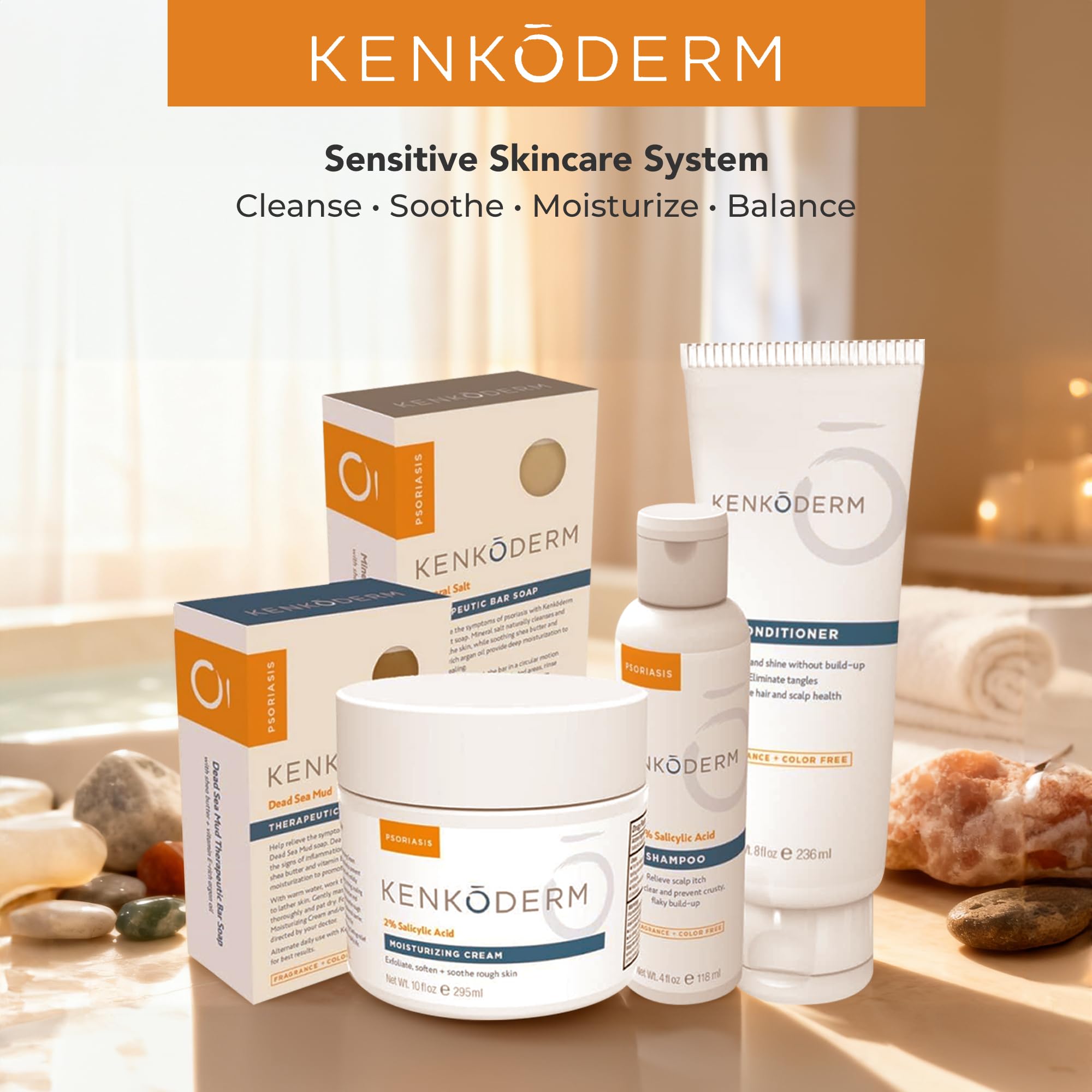 Emballage naturel Kenkoderm, présentation pratique et sans artifices