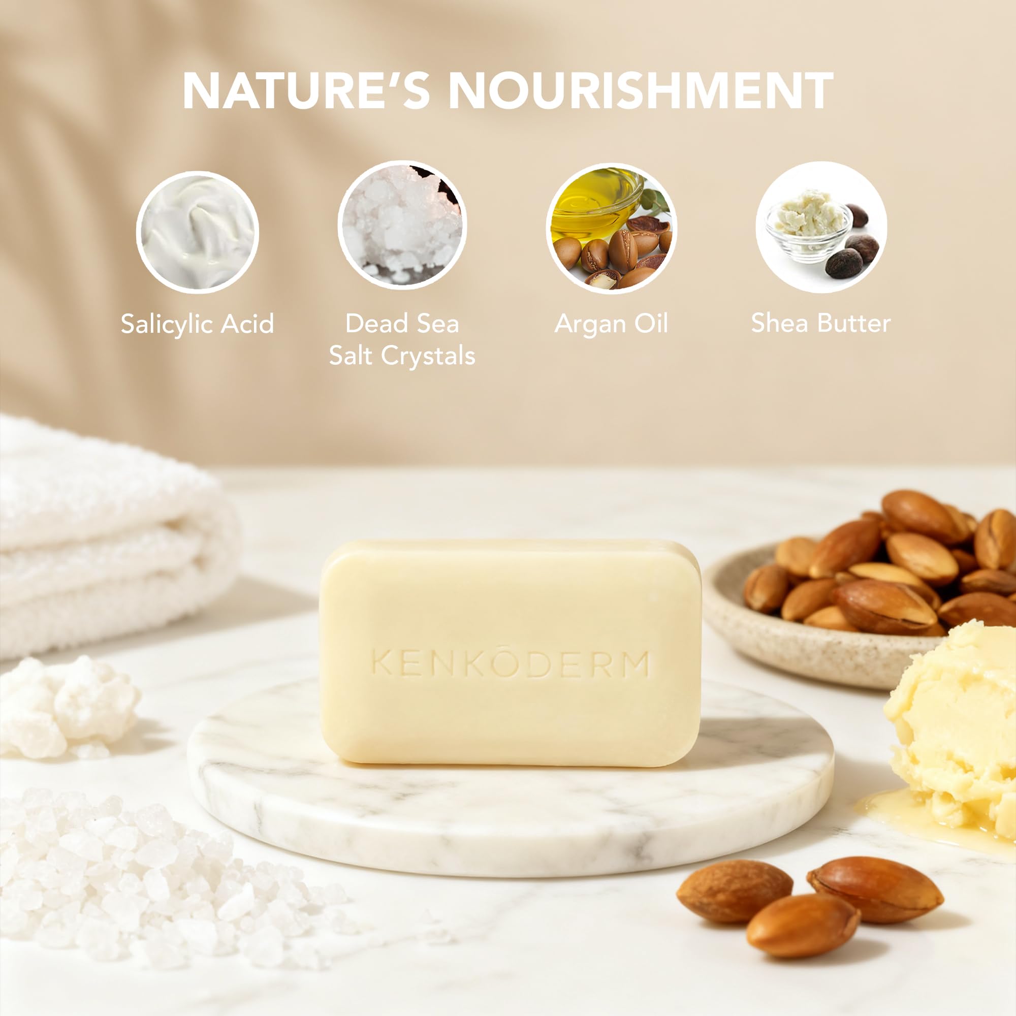 Kenkoderm huile d'argan et beurre de karité pour nourrir et apaiser.