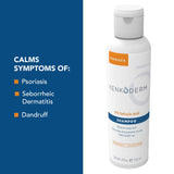 Pack de 4 Kenkoderm Psoriasis Shampoo, solution pratique pour les trajets et le rangement.
