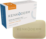 Kenkoderm, savon sel mer morte argan, purifie et nourrit les peaux sensibles.