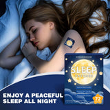Kensem 72 Patchs de sommeil application poignet intérieur, utilisation discrète avant le sommeil.