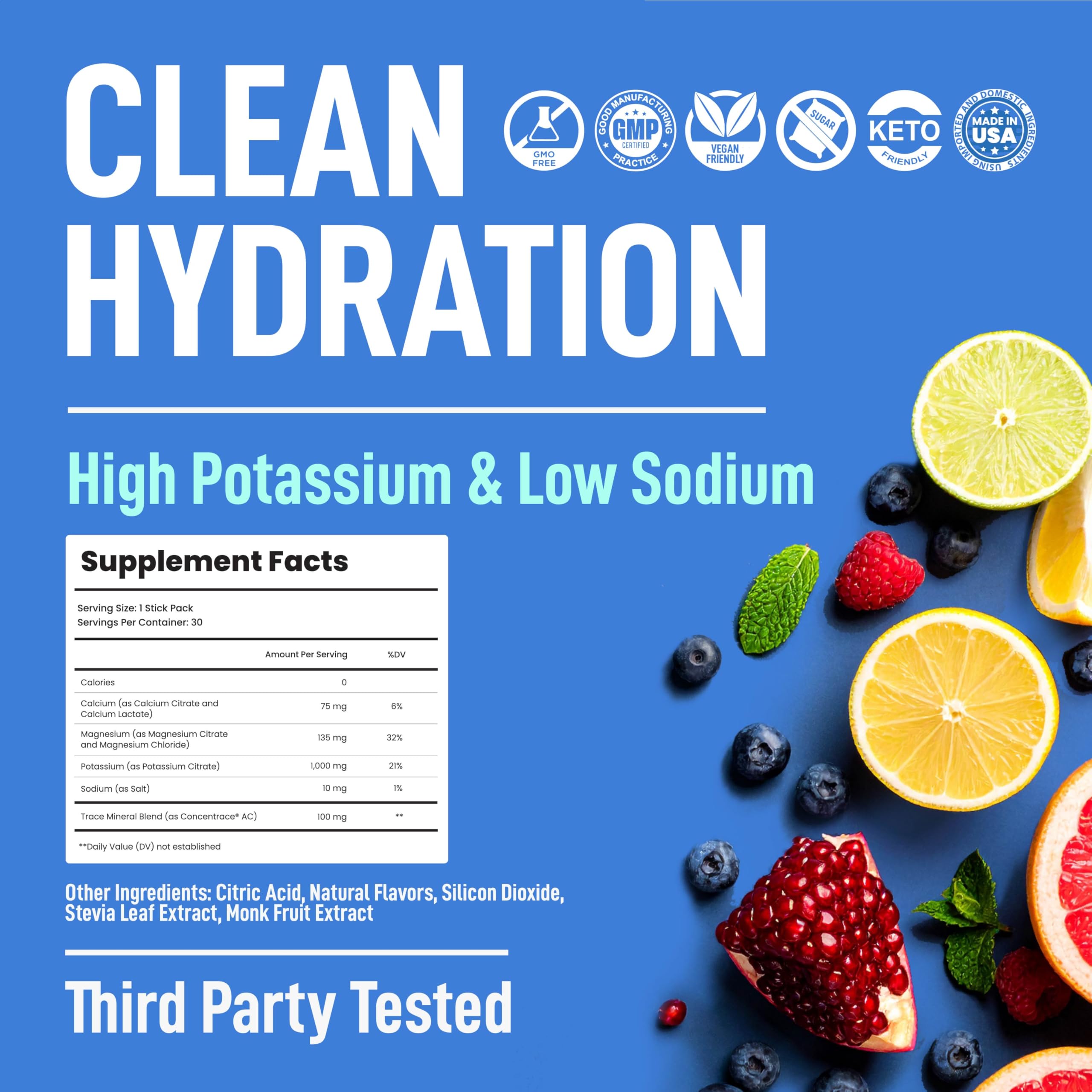 Keppi Electrolytes poudre, mélange électrolyte équilibré pour l'effort.