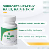 Capsules Keravita Pro près l’une de l’autre, routine beauté simplifiée cheveux et peau