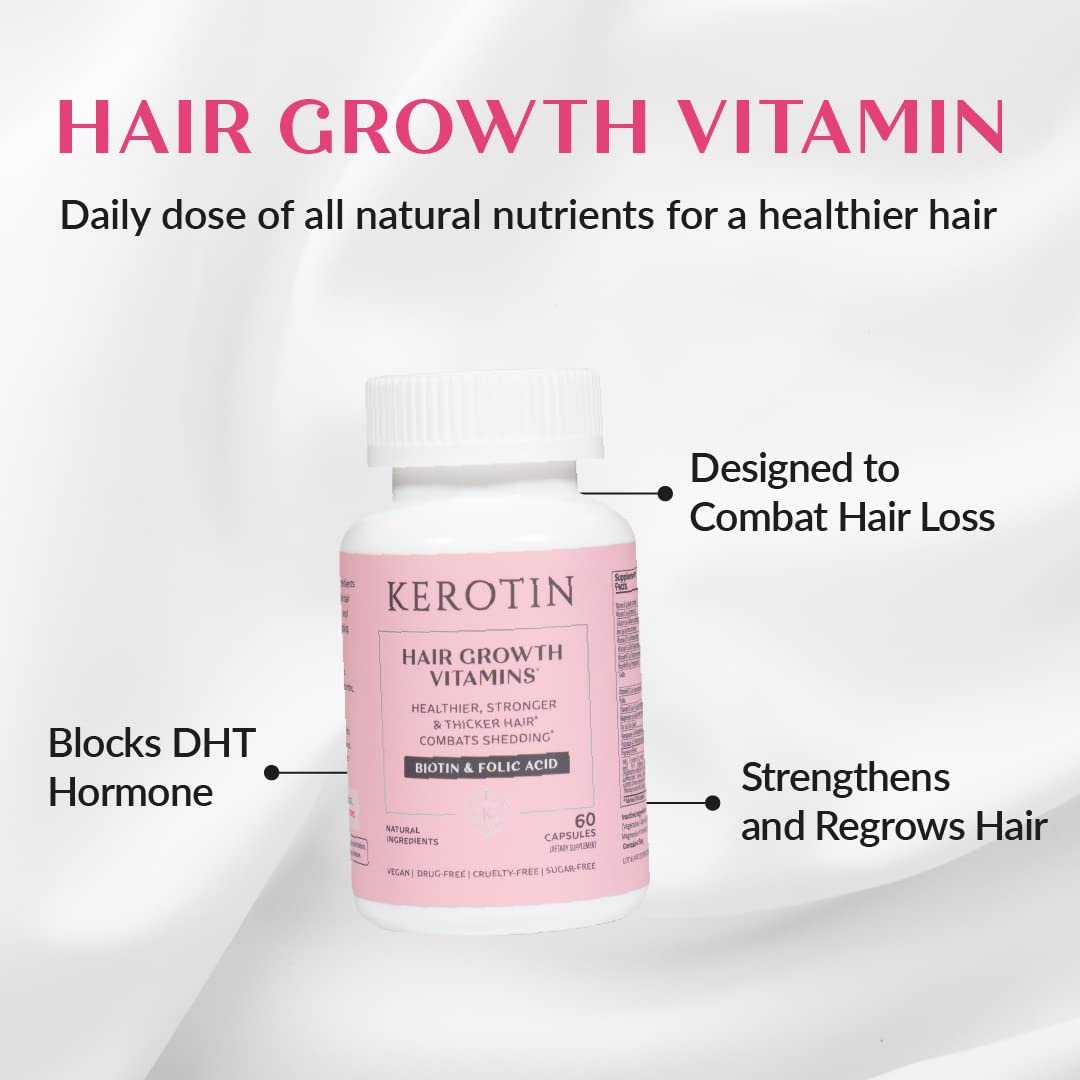 Kerotin – Capsules compléments capillaires pour nourrir les follicules.