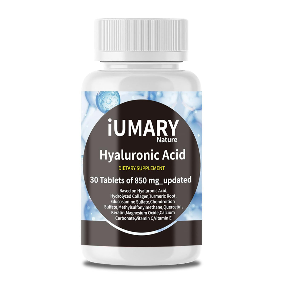 Keszciy acide hyaluronique bouteille 850 mg: soutien possible articulations et peau.