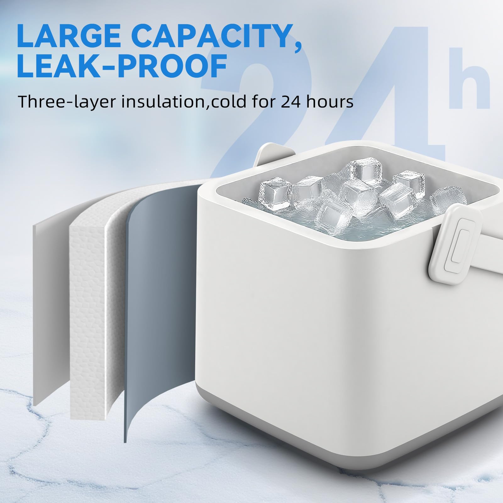 KETFIY réservoir de 7 quarts offre une grande capacité d'eau pour séance prolongée.