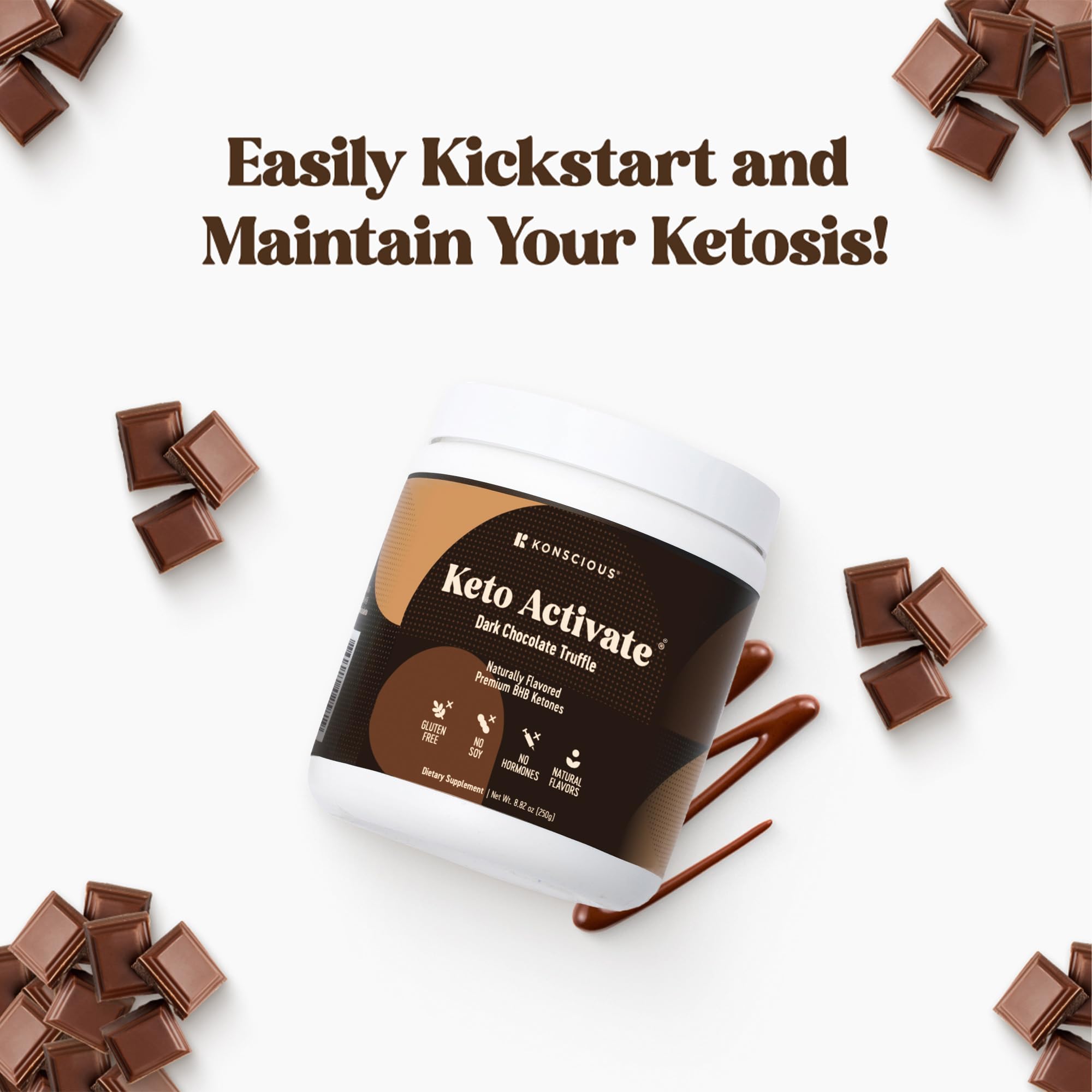 Keto Activate boisson chaude chocolat, réconfort après entraînement.