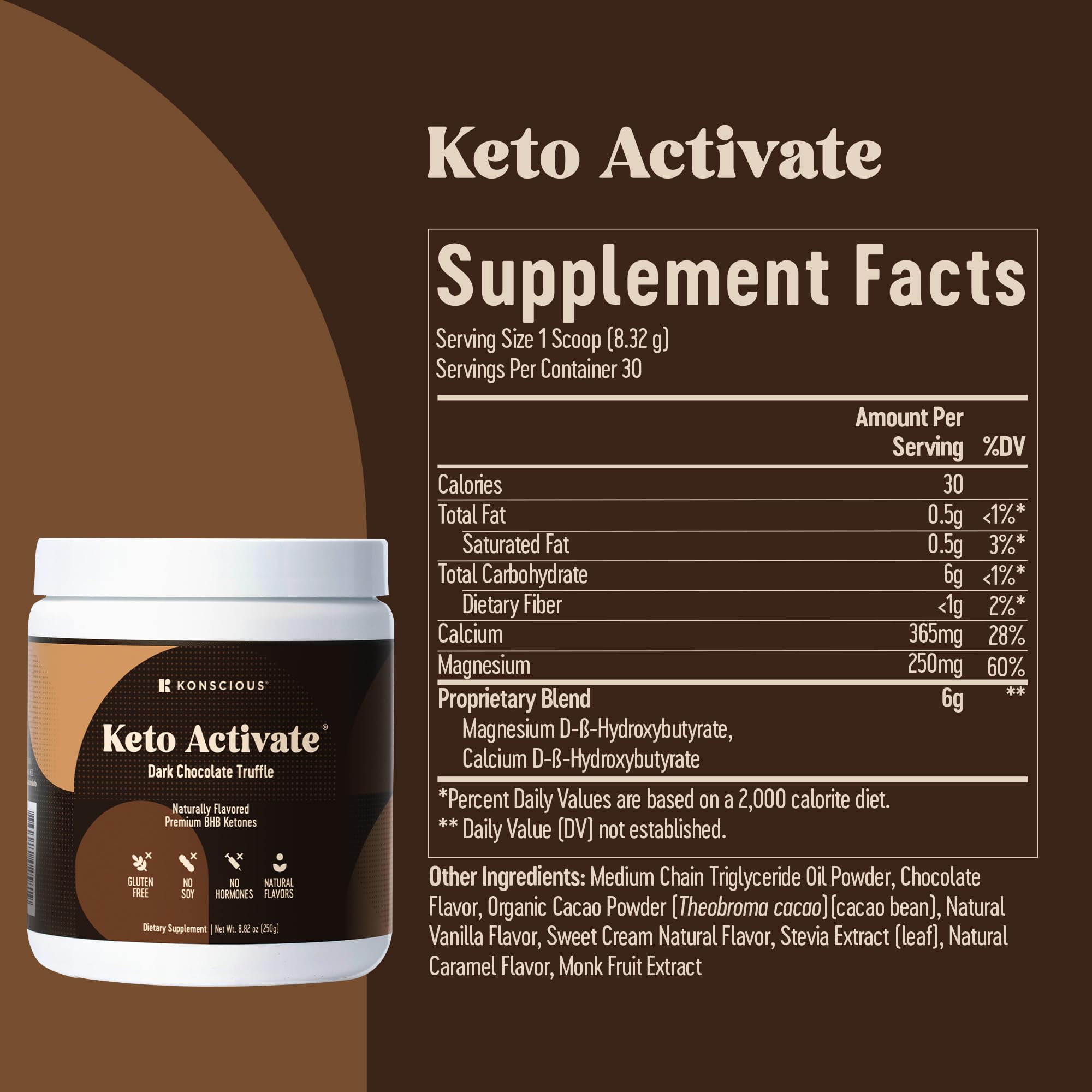 KETO ACTIVATE ingredients vegan sans gluten, formulation adaptée aux régimes sans allergènes.