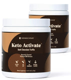KETO ACTIVATE poudre chocolat noir, démarrage de la cétose avec un goût riche.