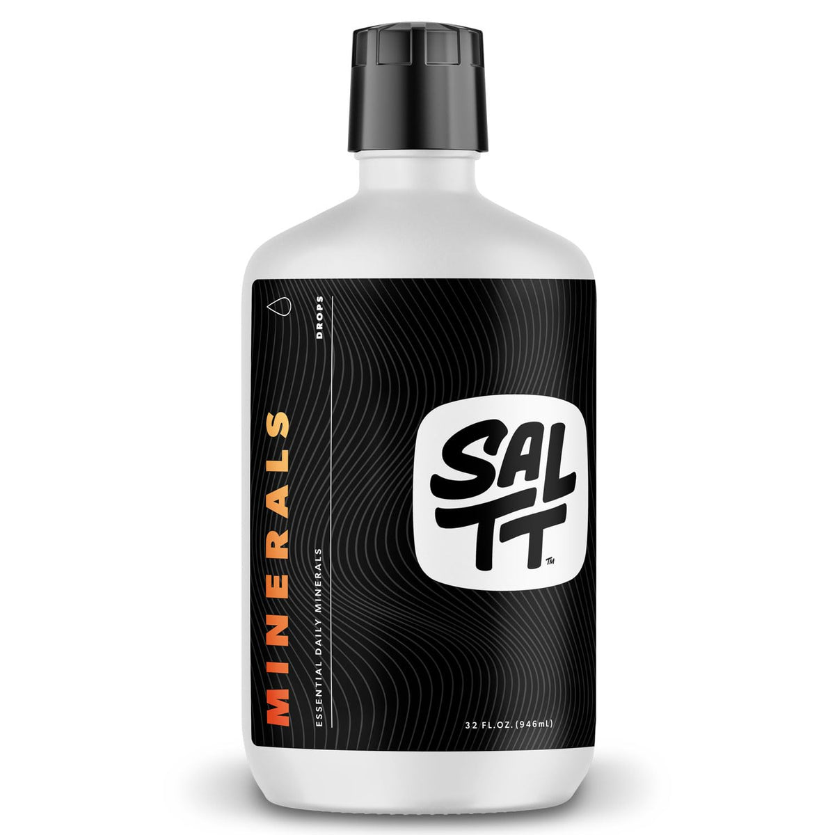 Keto Chow SALTT Minerals: bouteille et versement pour une hydratation pratique au quotidien.