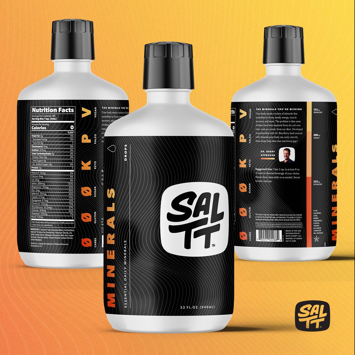 Pack varié SALTT Minerals: aperçu des options pour varier les plaisirs et les usages.