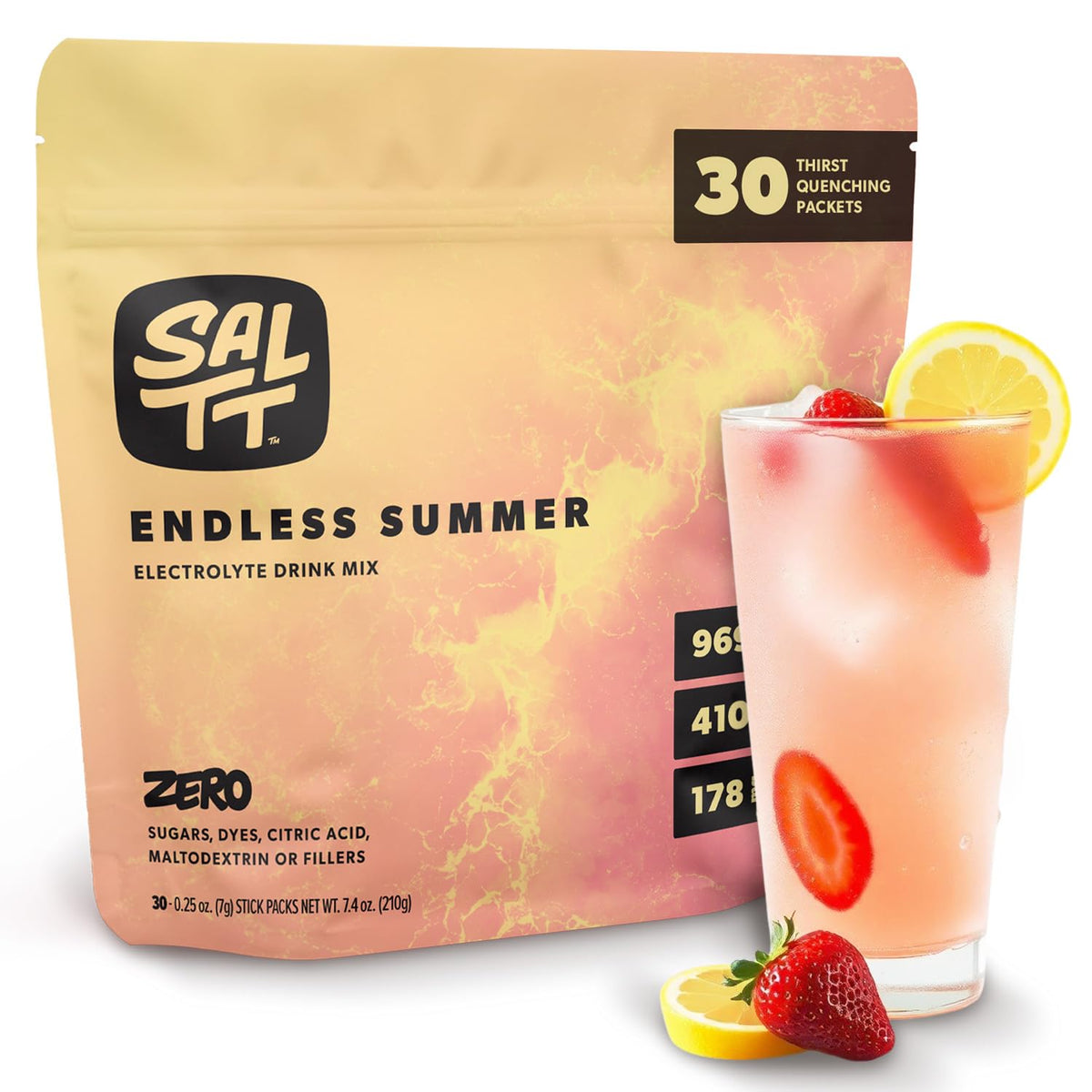 SALTT par Keto Chow: sachets été sans fin pour une hydratation rafraîchissante