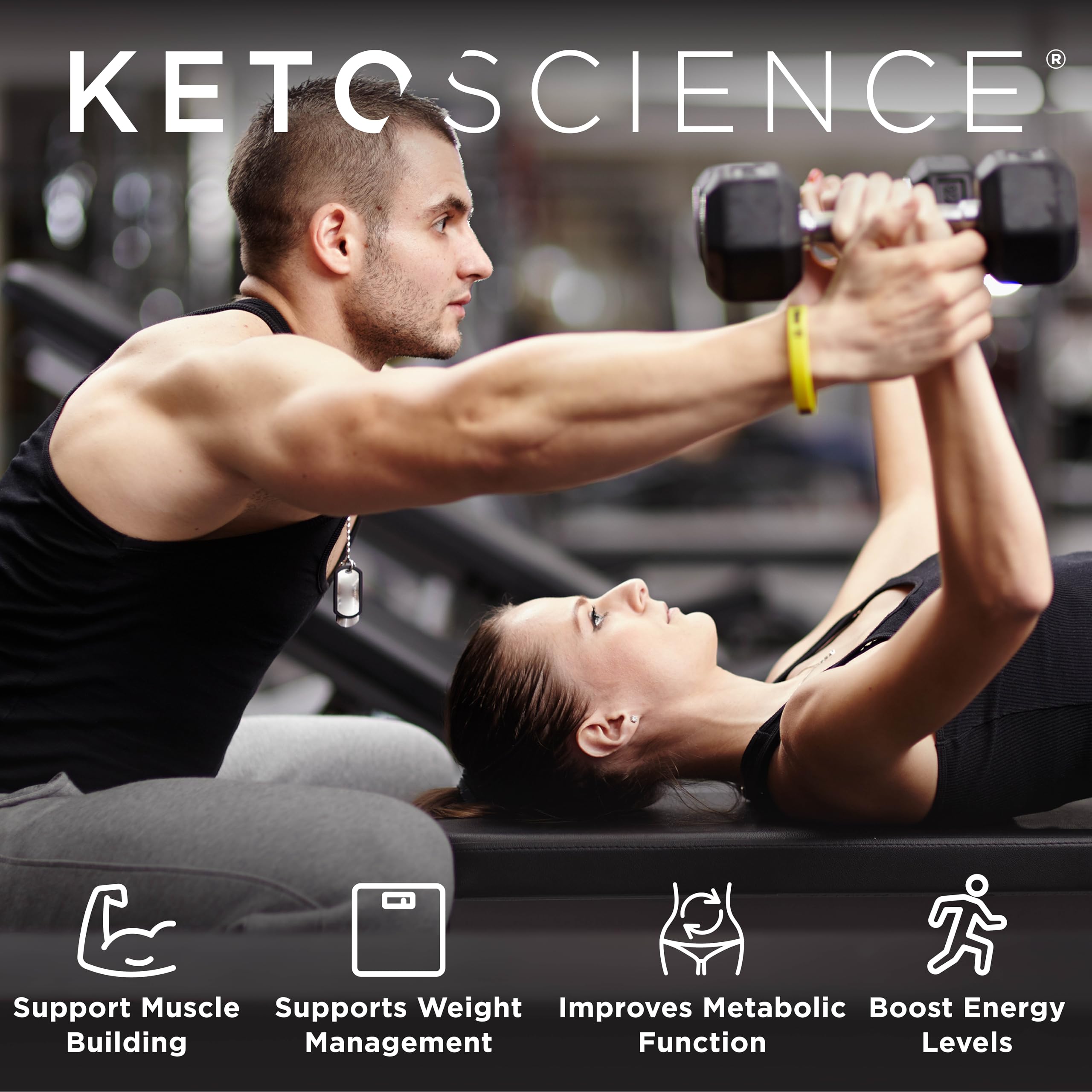 Keto Science Keto Shake Chocolat – pot de 14 portions avec collagène et protéines.