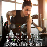 Keto Science sans gluten vanille, option faible glucides