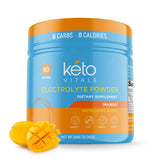 Keto Vitals Électrolytes Poudre, flacon, hydratation adaptée keto sans calories