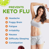 Formulation sans calories et sans glucides de Keto Vitals Électrolytes pour rester léger.