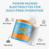 Keto Vitals Électrolytes Poudre, ingrédients clés Potassium/Magnésium/Sodium/Calcium
