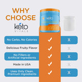 Keto Vitals Électrolytes Poudre, qualité américaine et fabrication fiable