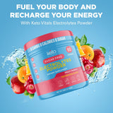 Zéro calories avec Keto Vitals Électrolytes, hydratation légère.