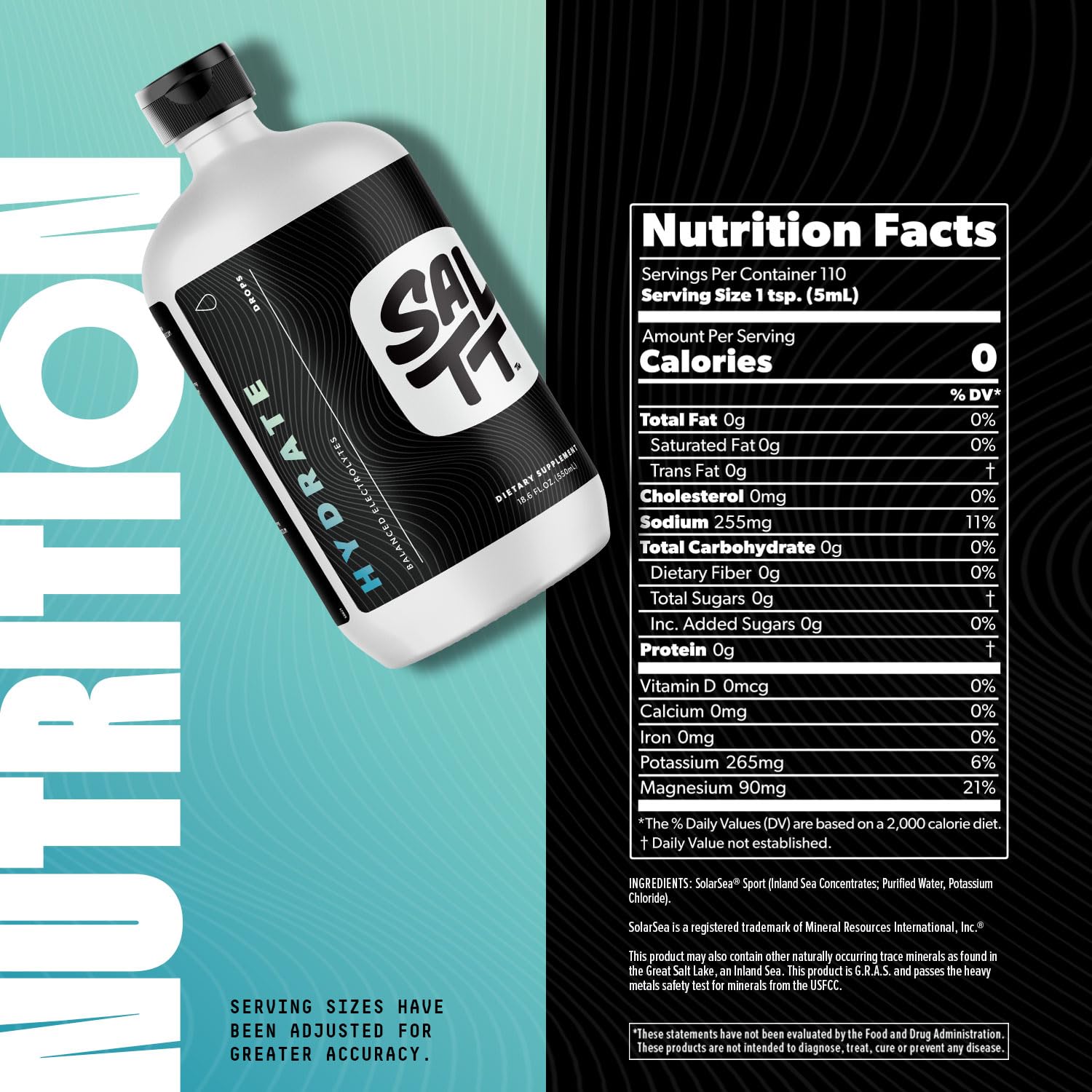 Efficacité naturelle avec SALTT Hydrate et énergie sans caféine.