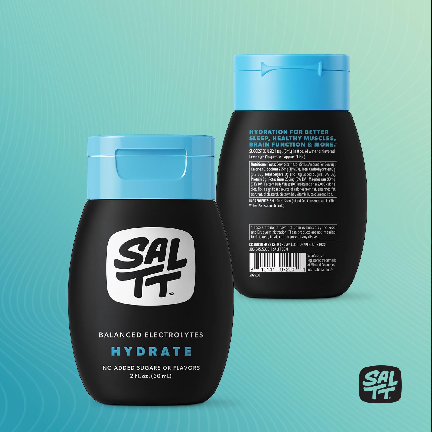 Format portable SALTT Hydrate pour activités et voyages
