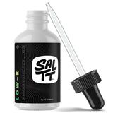 Keto Chow SALTT Low-K Fasting Drops dans une bouteille de 120 ml idéale pour le jeûne.