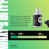 Keto Chow SALTT Low-K Fasting Drops avec compte-gouttes pour doser les électrolytes.