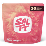 SALTT Keto Chow: sachets d'électrolytes fruits variété pour hydratation pratique.