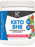 Ketologic BHB flacon 30 portions fraise kiwi, prêt pour votre routine keto.