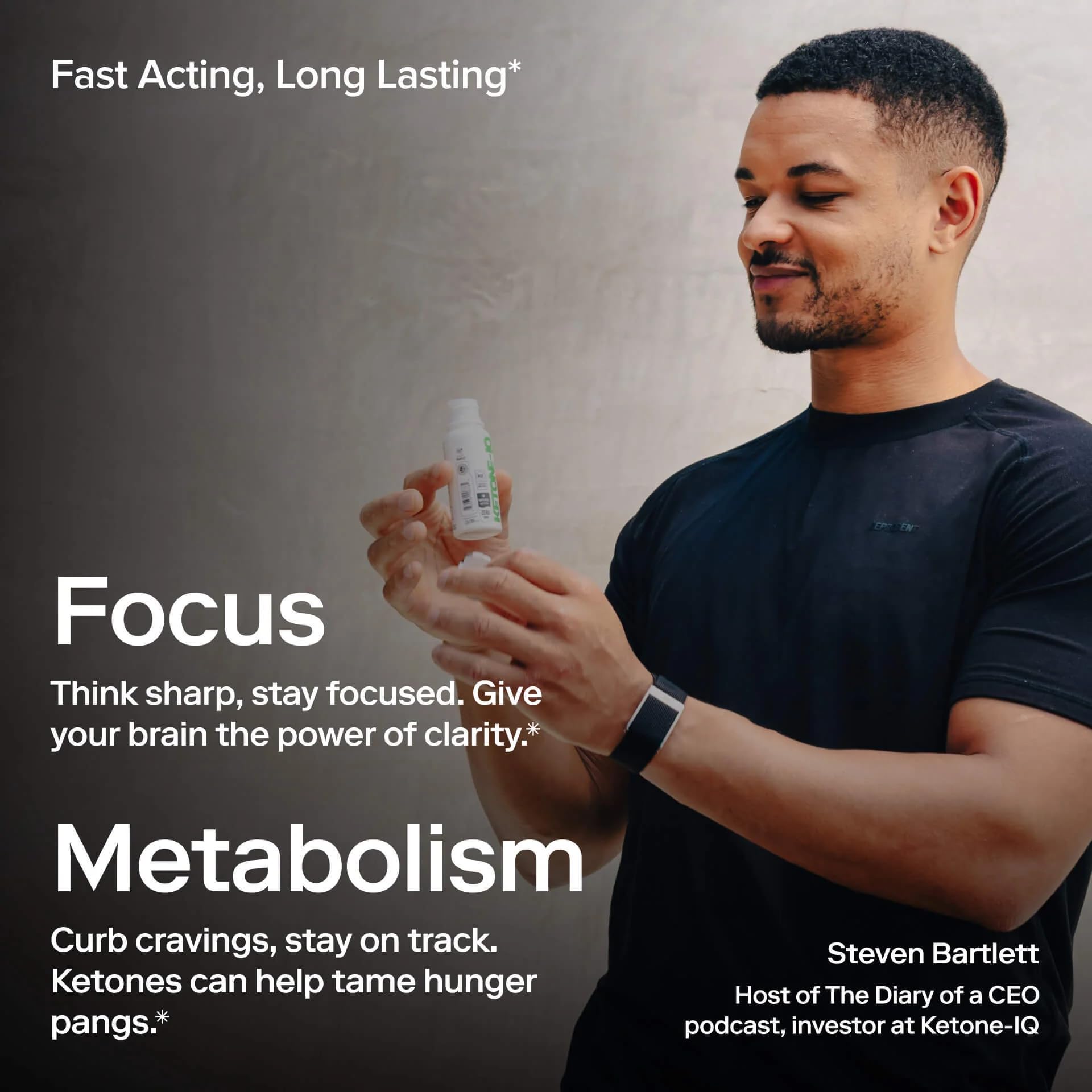 Goutte Ketone-IQ affichant 10 g de cétones, énergie soutenue