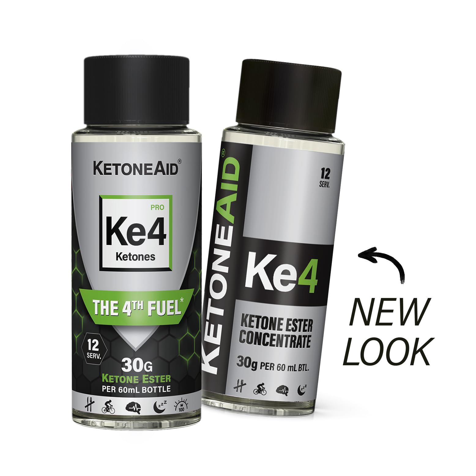 KetoneAid Ke4 Étiquette: ingrédients clairs et conformité labo.