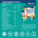 KetoZest GLP-1 Support, sachets fraise-citronnade, pratique et sans sucre.