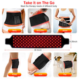 KETYWHA ceinture lumière rouge-dos pour récupération après l'effort