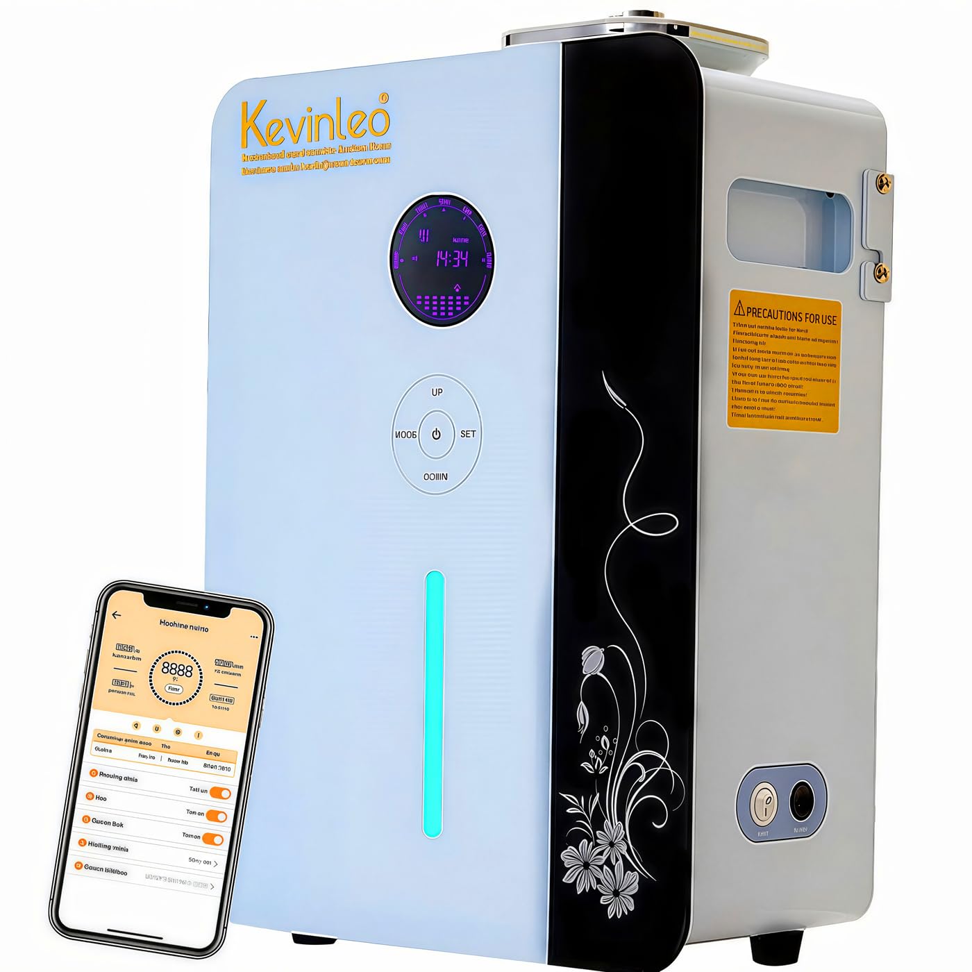 Kevinleo Diffuseur air froid sans eau en action et parfum durable