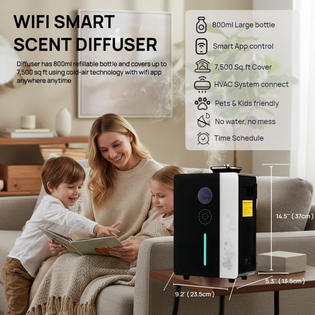 Connectivité HVAC pour diffusion homogène dans tout le logement.
