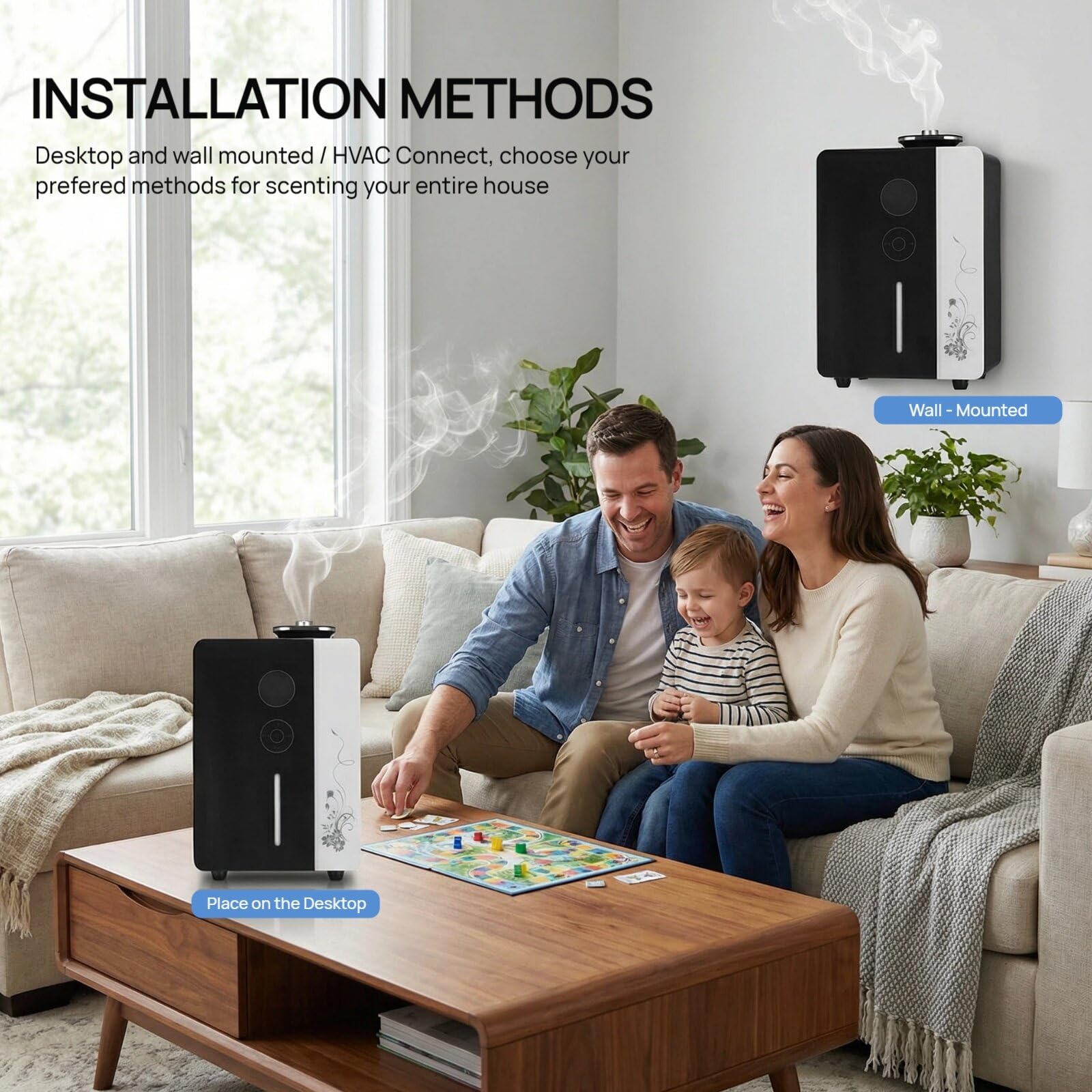 Fonctionnement ultra silencieux, moins de 40 dB.