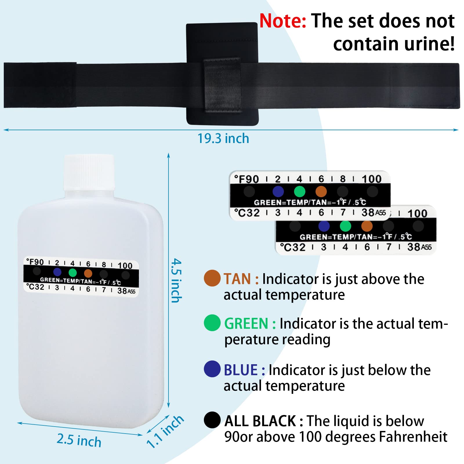 Bandes thermiques adhésives KEVTVEK pour lecture couleur rapide.