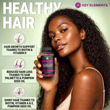 Gommes Biotine KEY ELEMENTS pour ongles solides et sains