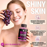 Gommes Collagène KEY ELEMENTS pour peau ferme et élastique