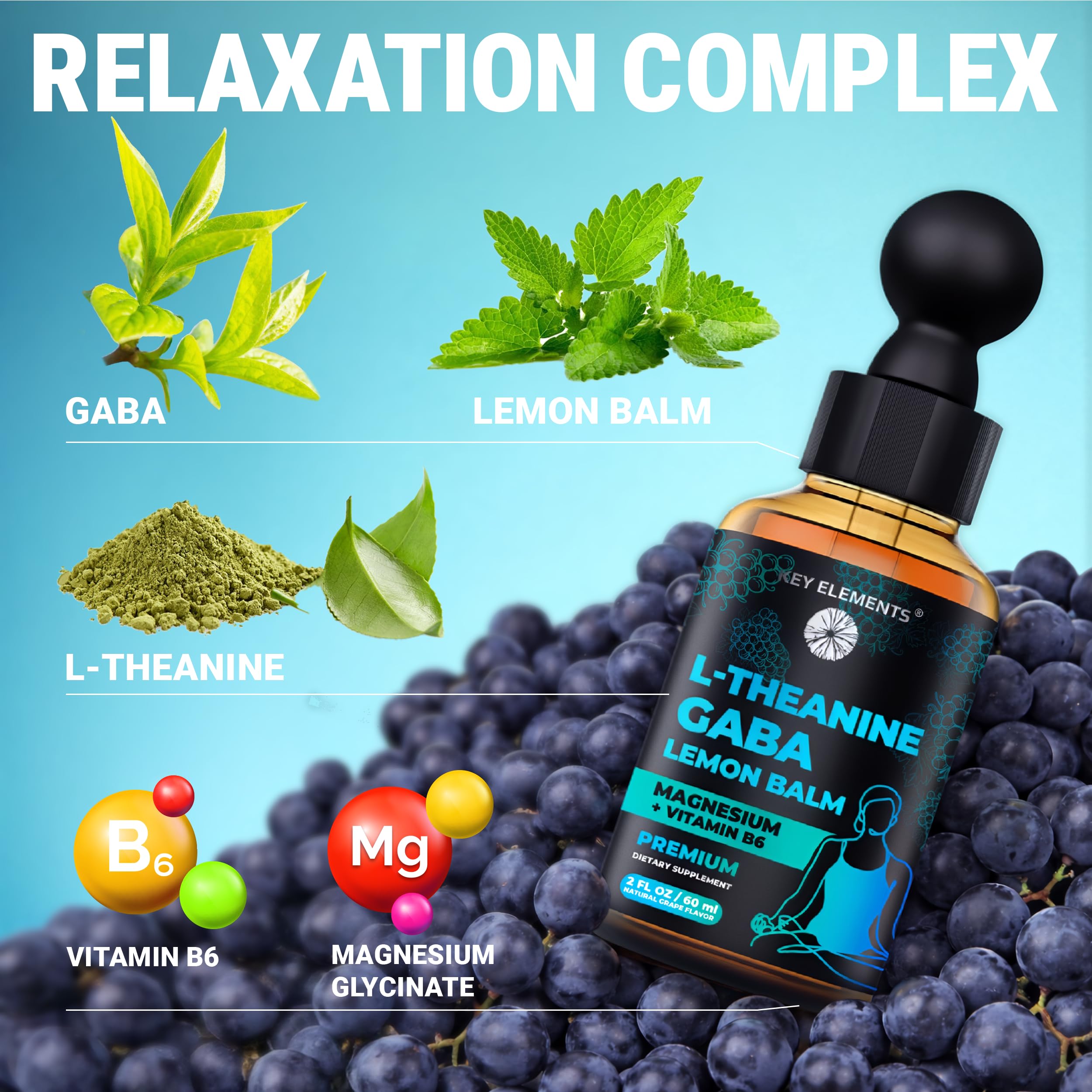 KEY ELEMENTS GABA liquide: emballage soigné, gage de qualité et fraîcheur.