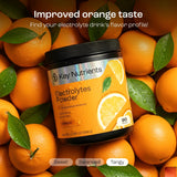 Arôme orange acidulé KEY NUTRIENTS, goût agréable pendant l'effort.