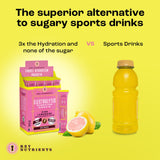 KEY NUTRIENTS sachets hydratation – saveur fraîche citron-rose.