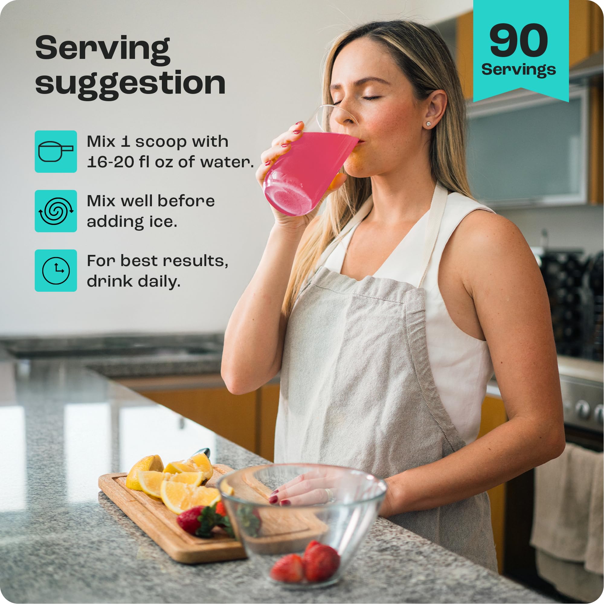 Boîte KEY NUTRIENTS contenant 90 portions