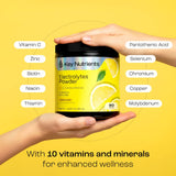 KEY NUTRIENTS Magnésium, potassium et calcium pour revitaliser l'organisme.