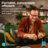 Six électrolytes essentiels dans KEY NUTRIENTS – soutien hydratation active.