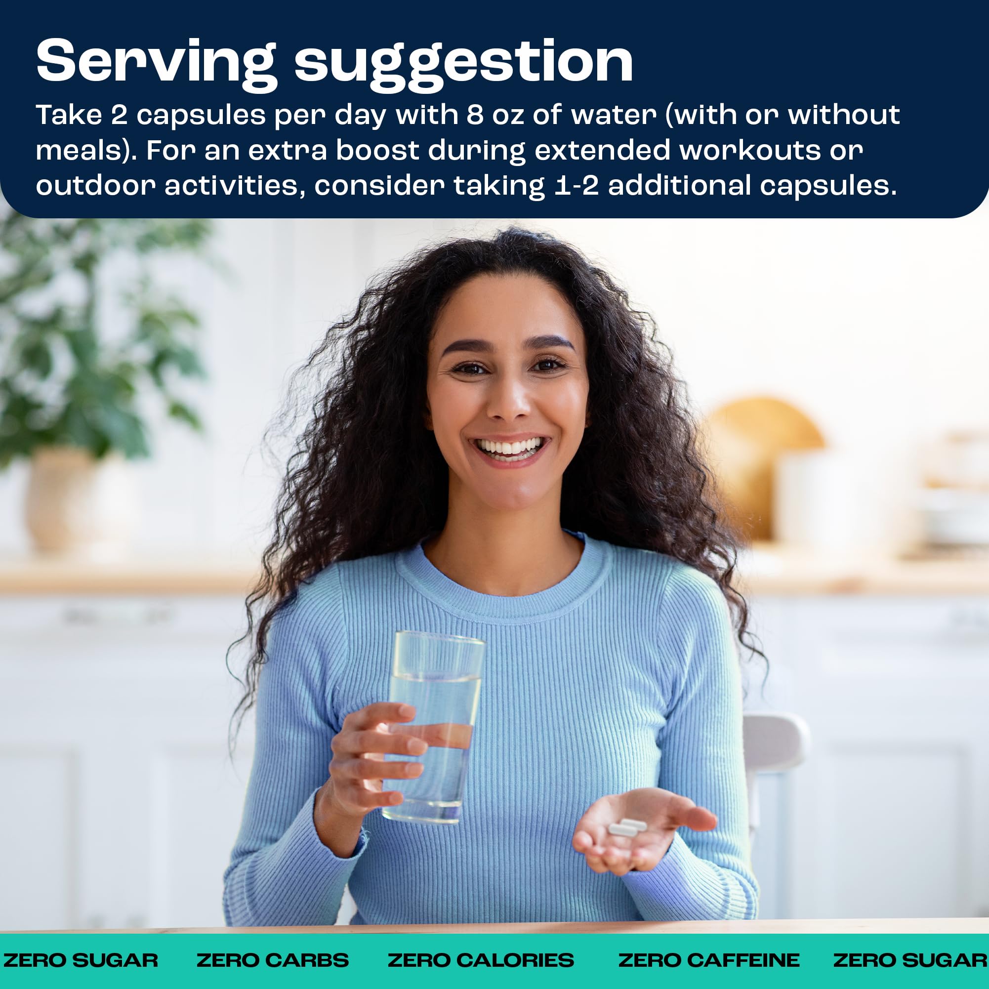 Utilisation sportive: KEY NUTRIENTS électrolytes – prise facile pendant l'effort.