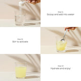 KEY NUTRIENTS Sans calories, sans sucre, pour une expérience hydratante quotidienne.